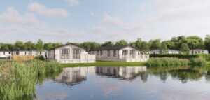 Drone photo of Hopton Holiday Village