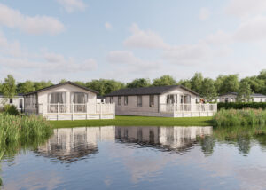 Drone photo of Hopton Holiday Village
