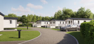 Drone photo of Hopton Holiday Village