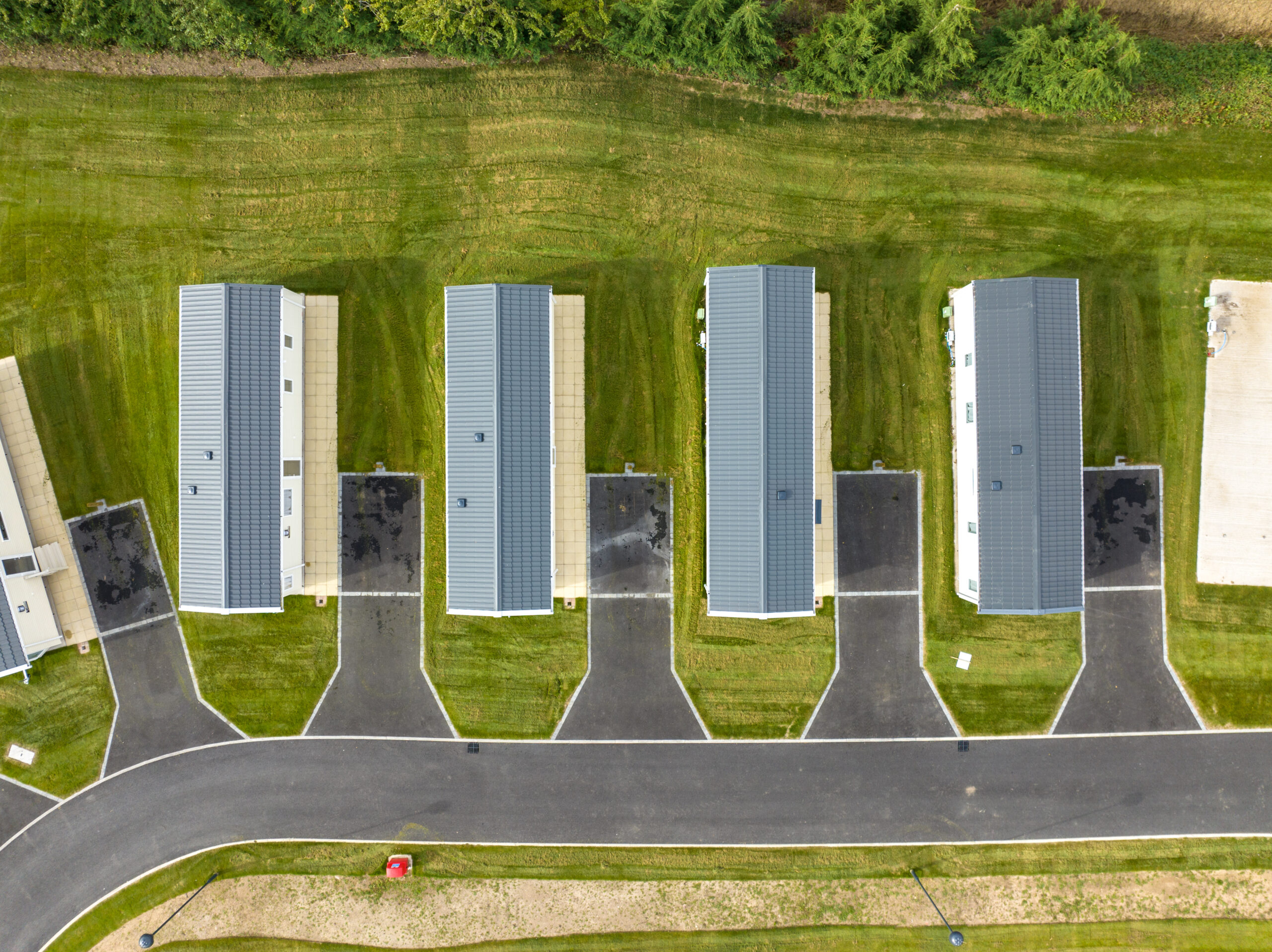 Drone photo of Thorpe Park Holiday Park