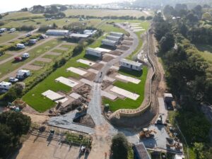 Woodhill park, caravans holiday park, aerial photo